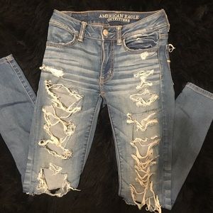 Ripped American Eagle Jeans